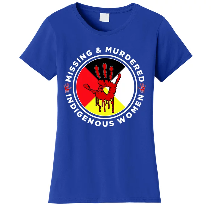 Mmiw Missing And Murdered Indigenous Medicine Wheel Mmiw Gift Women's T-Shirt