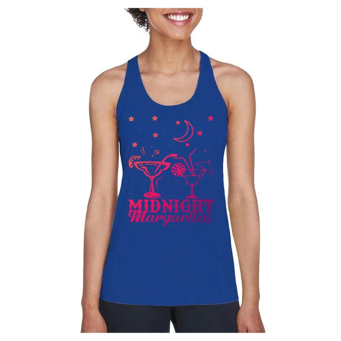 Midnight Margaritas Alcoholic Beverage Alcohol Gift Women's Racerback Tank