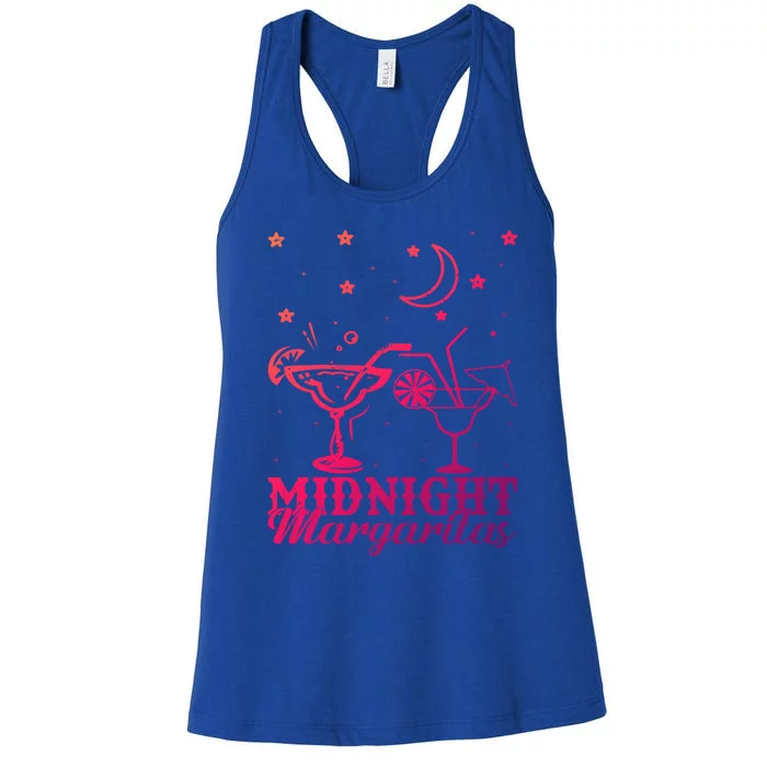 Midnight Margaritas Alcoholic Beverage Alcohol Gift Women's Racerback Tank