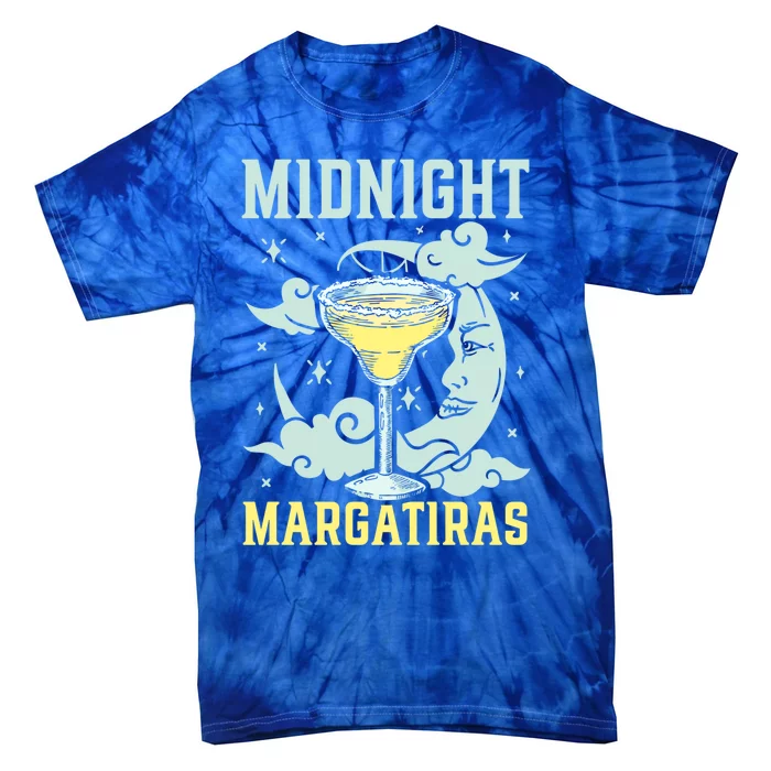 Midnight Margaritas Alcohol Er Cocktail Lover Great Gift Tie-Dye T-Shirt