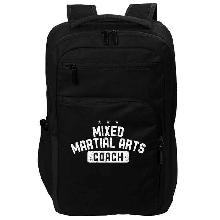 Mixed Martial Arts Coach Vintage Mixed Martial Arts Gift Impact Tech Backpack