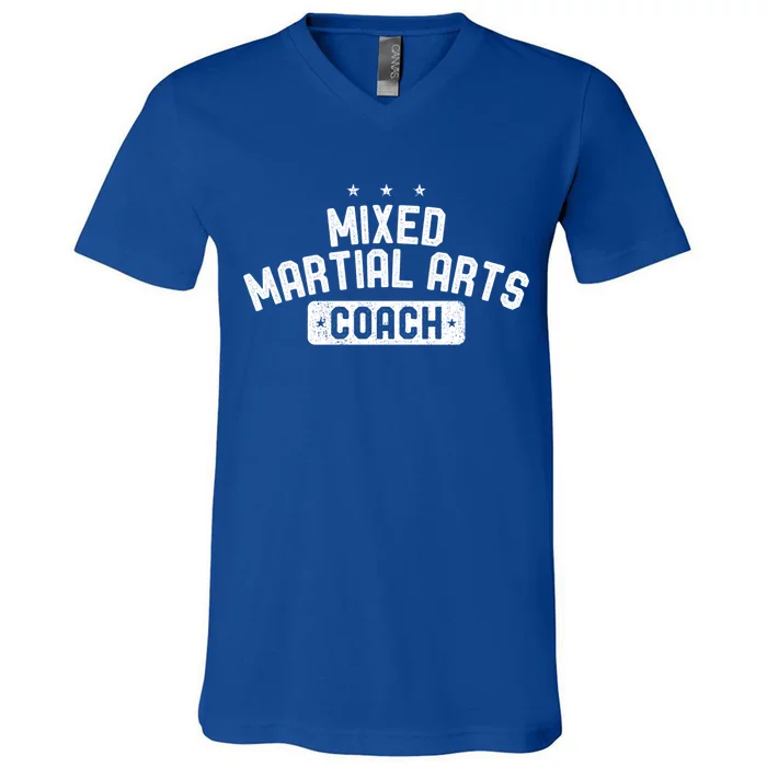 Mixed Martial Arts Coach Vintage Mixed Martial Arts Gift V-Neck T-Shirt