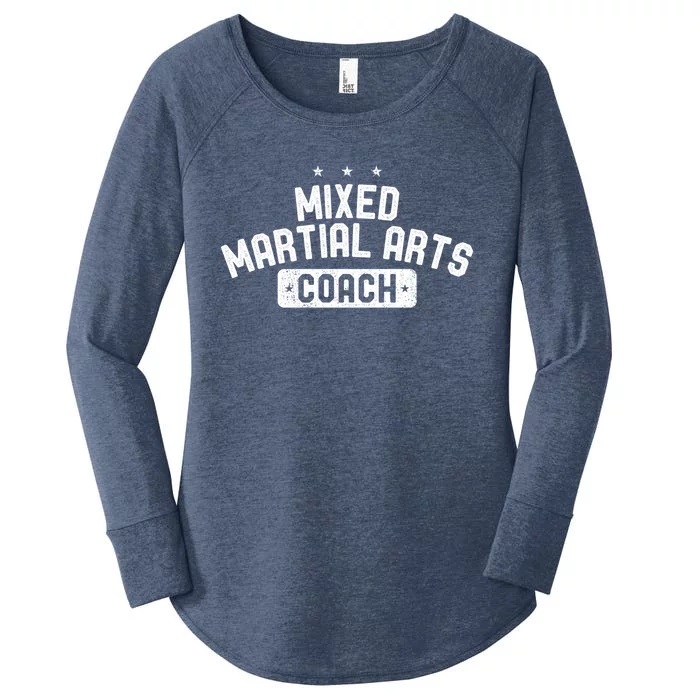 Mixed Martial Arts Coach Vintage Mixed Martial Arts Gift Women's Perfect Tri Tunic Long Sleeve Shirt