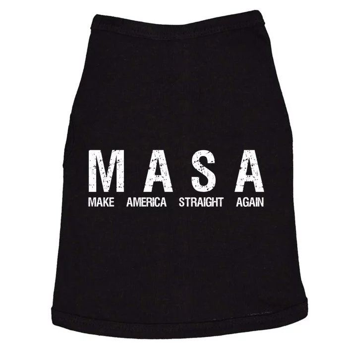 Masa Make America Straight Again Doggie Tank