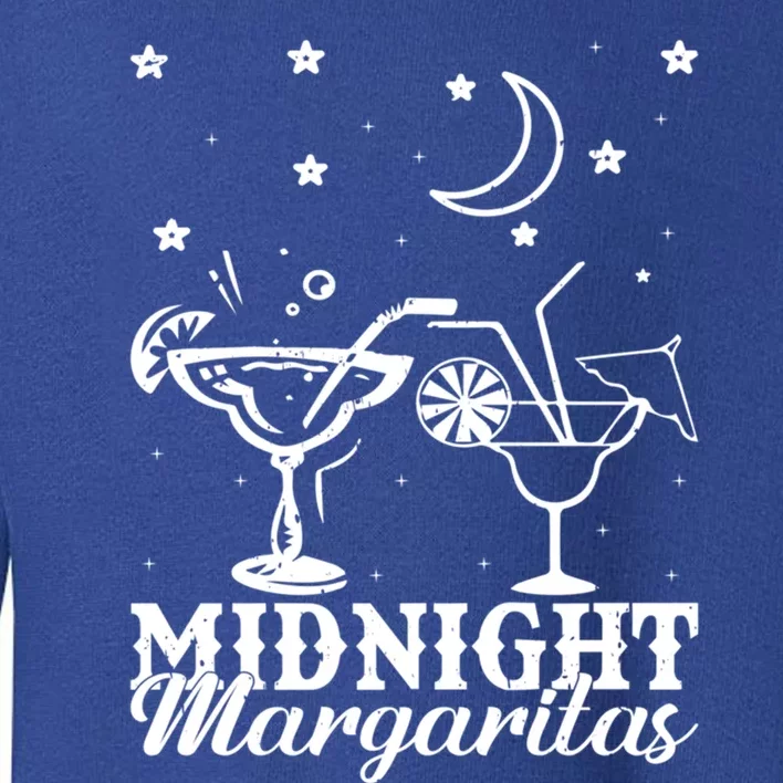 Midnight Margaritas Alcoholic Beverage Alcohol Gift Toddler Sweatshirt