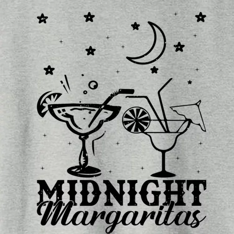 Midnight Margaritas Alcoholic Beverage Alcohol Gift Women's Crop Top Tee