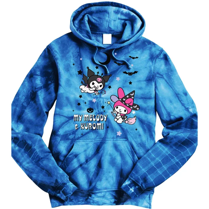 My Melody And Kuromi Halloween Tie Dye Hoodie