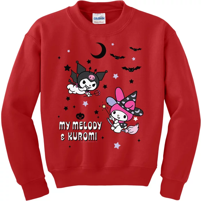 My Melody And Kuromi Halloween Kids Sweatshirt