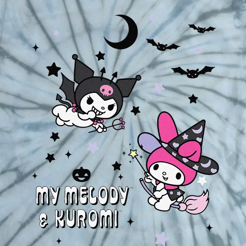 My Melody And Kuromi Halloween Tie-Dye T-Shirt