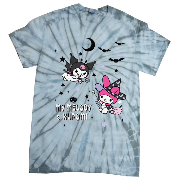 My Melody And Kuromi Halloween Tie-Dye T-Shirt