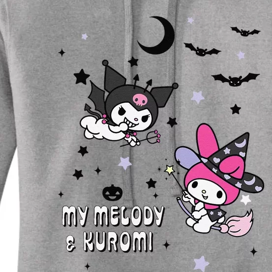 My Melody And Kuromi Halloween Women's Pullover Hoodie