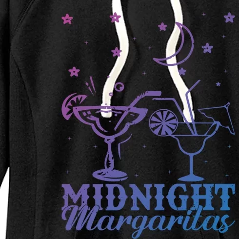 Midnight Margaritas Alcoholic Beverage Alcohol Gift Women's Fleece Hoodie