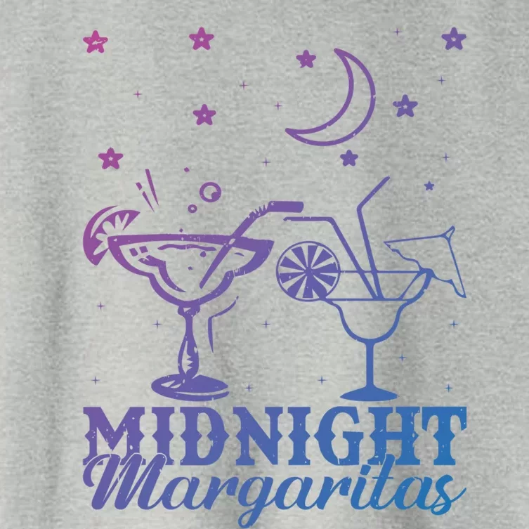 Midnight Margaritas Alcoholic Beverage Alcohol Gift Women's Crop Top Tee