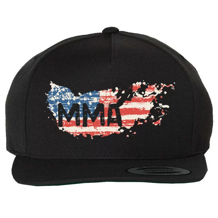 Mixed Martial Arts Usa Cool Gift Wool Snapback Cap