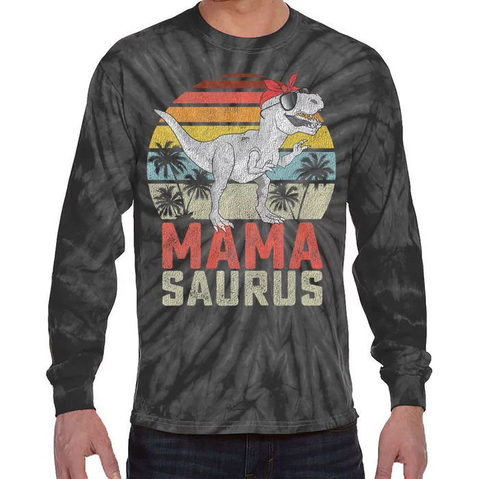 Mamasaurus Tie-Dye Long Sleeve Shirt