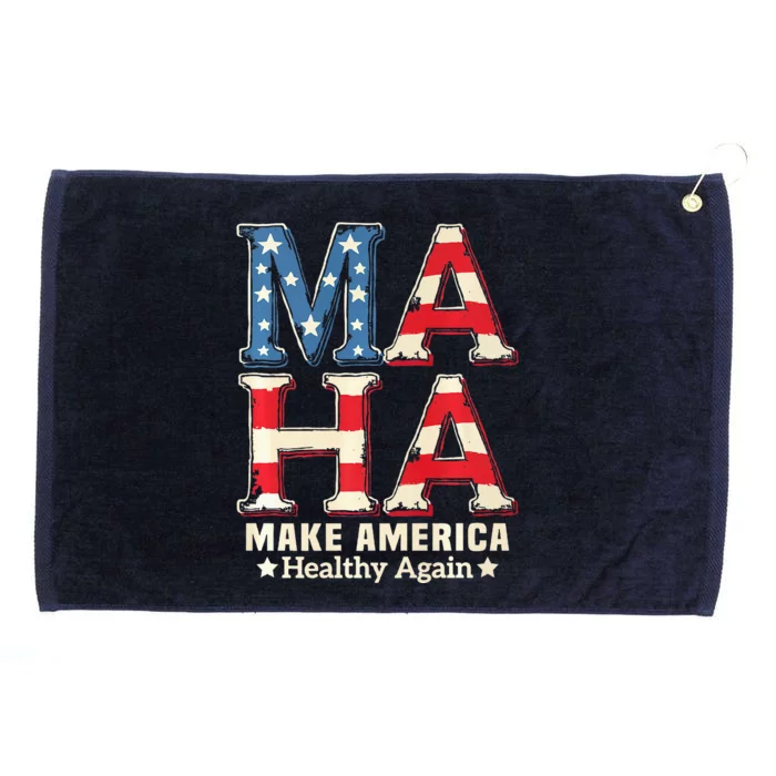 Maha Make America Healthy Again Trump Vance Kennedy 2024 Grommeted Golf Towel