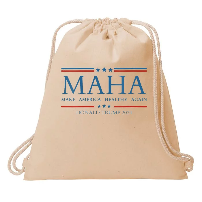 Maha Make America Healthy Again Drawstring Bag