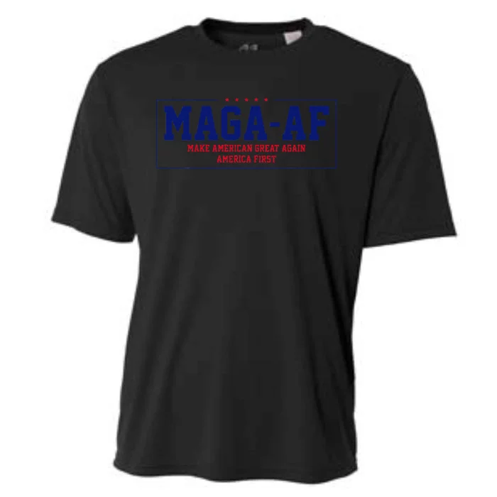 Magaa.F. Make American Great Again America First Cooling Performance Crew T-Shirt