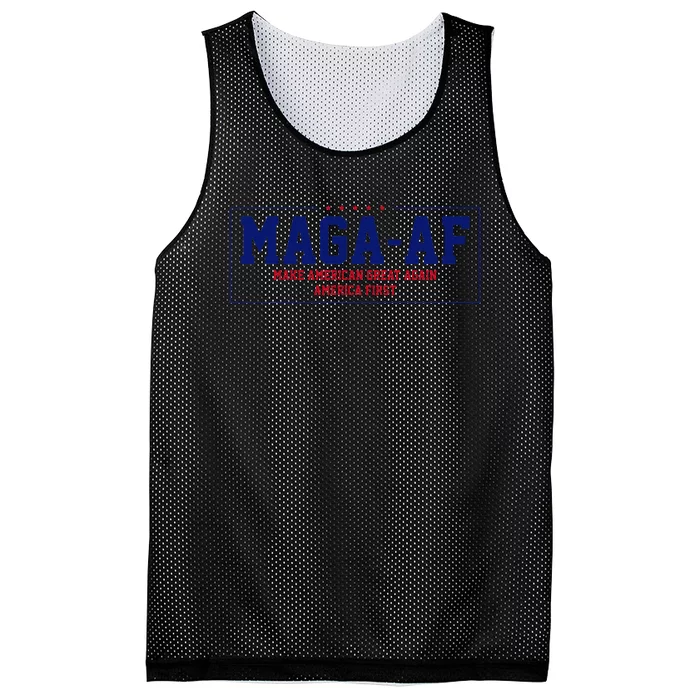 Magaa.F. Make American Great Again America First Mesh Reversible Basketball Jersey Tank