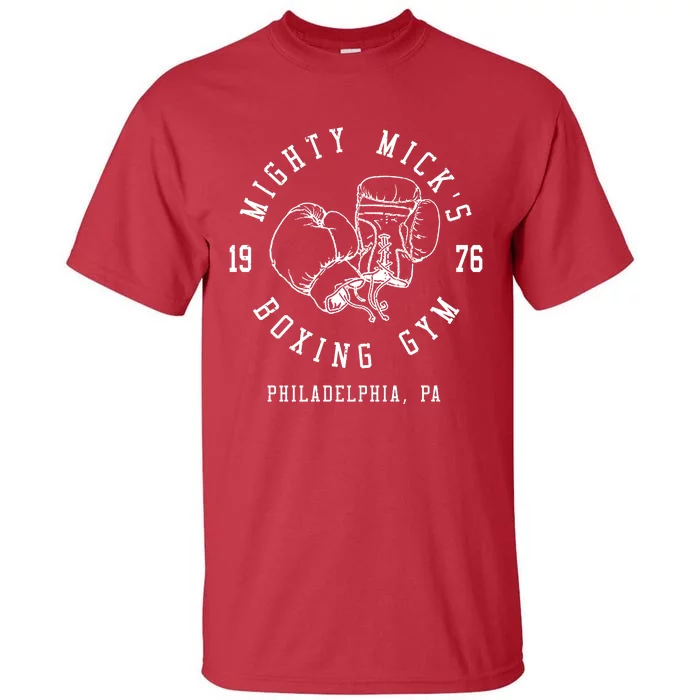 Mighty MickS Boxing Gym 1976 | Philadelphia Boxer Vintage Tall T-Shirt