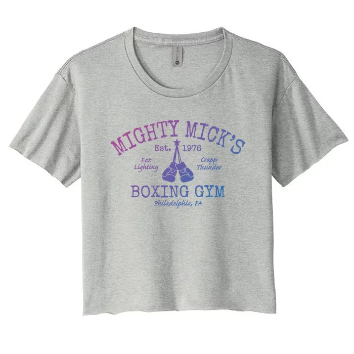 Mighty MickS Boxing Club Cute Gift Women's Crop Top Tee