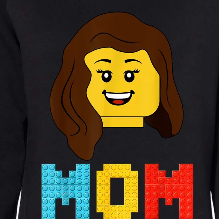 Mom Master Builder Building Bricks Blocks Matching Family Womens California Wash Sweatshirt