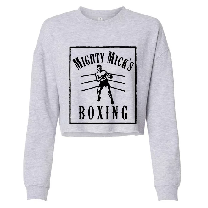 Mighty Micks Boxing Cropped Pullover Crew