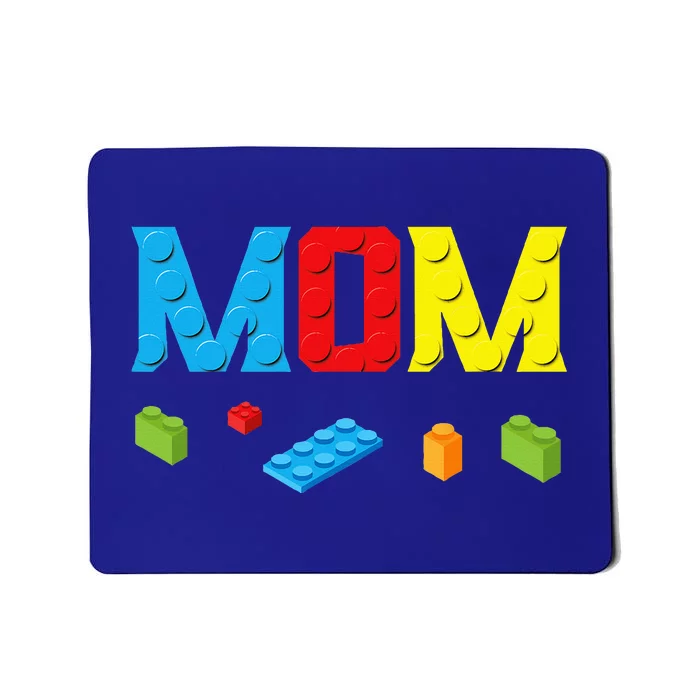 Mom Master Builder Building Bricks Blocks Family Set Parents Mousepad