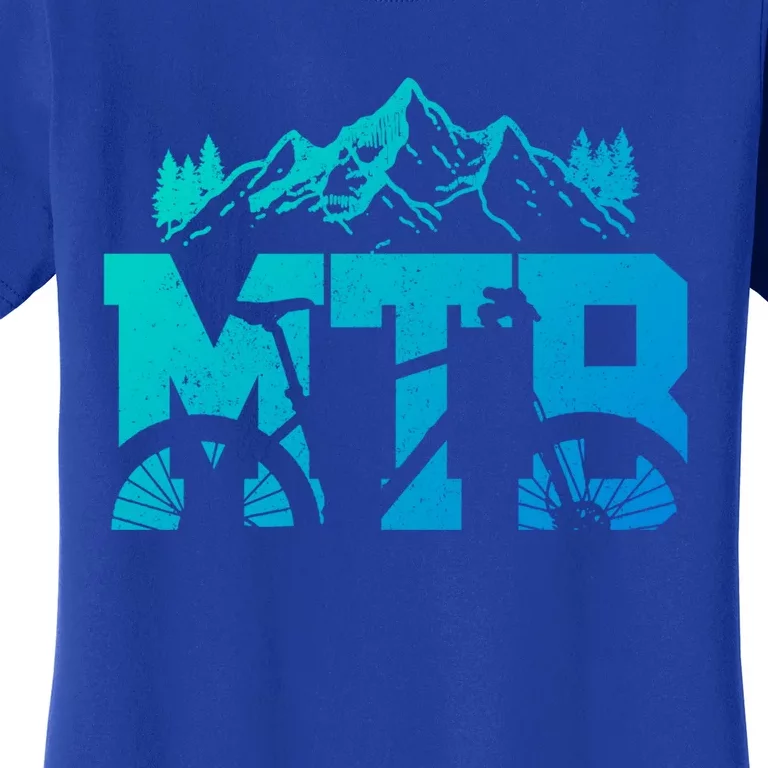 Mtb Mountain Bike Bicycle Mountain Biking Biker Gift Women's T-Shirt