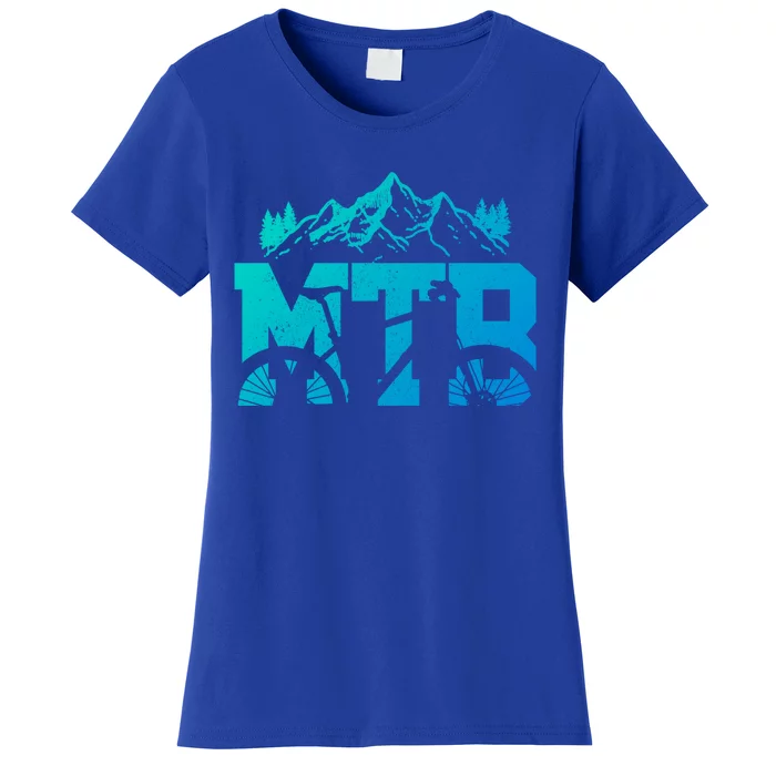 Mtb Mountain Bike Bicycle Mountain Biking Biker Gift Women's T-Shirt