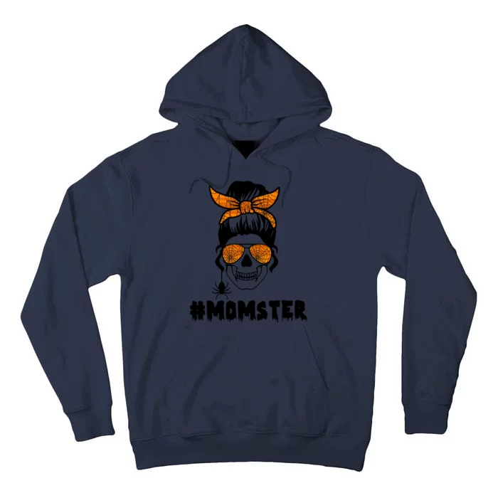 Momster Messy Bun Cute Halloween Tall Hoodie