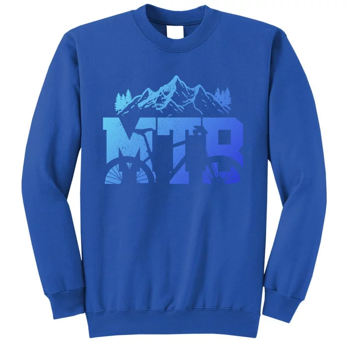 Mtb Mountain Bike Bicycle Mountain Biking Biker Gift Tall Sweatshirt