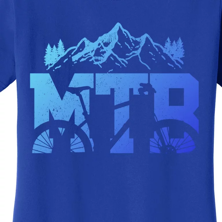 Mtb Mountain Bike Bicycle Mountain Biking Biker Gift Women's T-Shirt