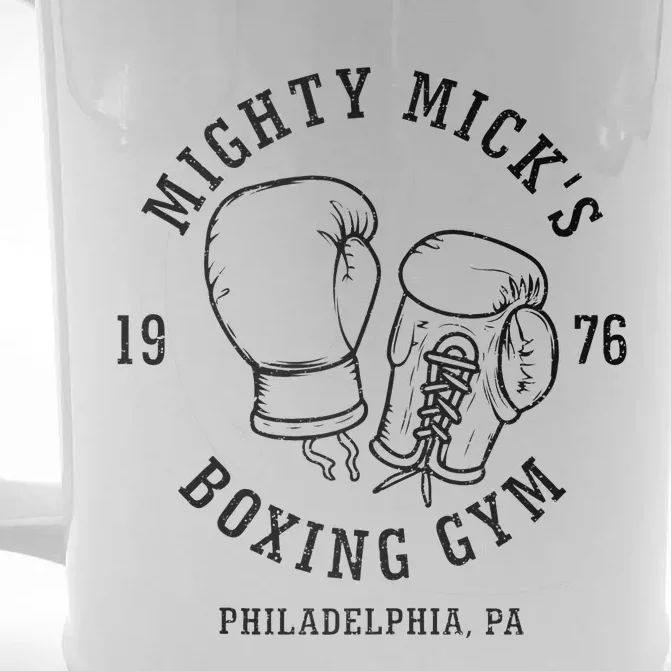 Mighty Micks Boxing Gym 1976 Front & Back Beer Stein