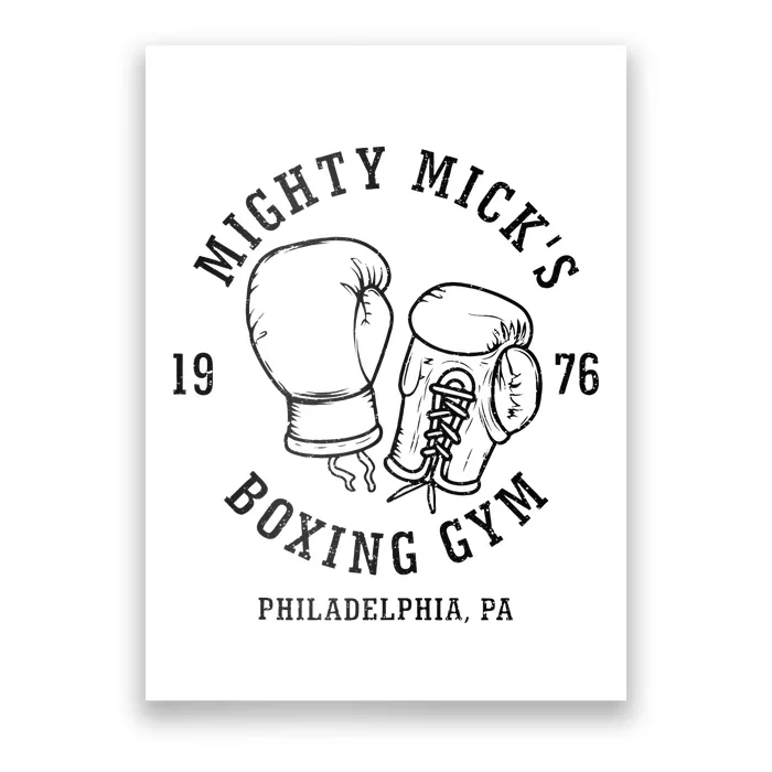 Mighty Micks Boxing Gym 1976 Poster