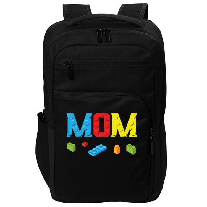 Mom Master Builder Building Bricks Blocks Family Set Parents Gift Impact Tech Backpack