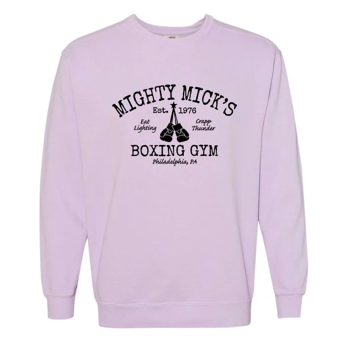 Mighty MickS Boxing Club Gift Garment-Dyed Sweatshirt