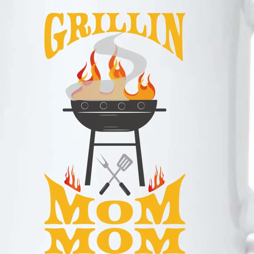 Mom Mom Bbq Grill Smoker And Barbecue Chef Gift Black Color Changing Mug