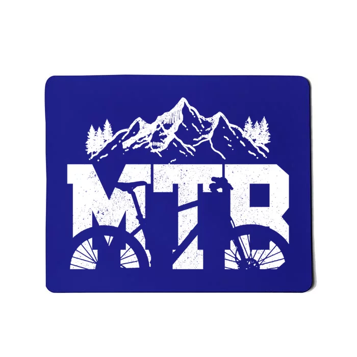 Mtb Mountain Bike Bicycle Mountain Biking Biker Gift Mousepad