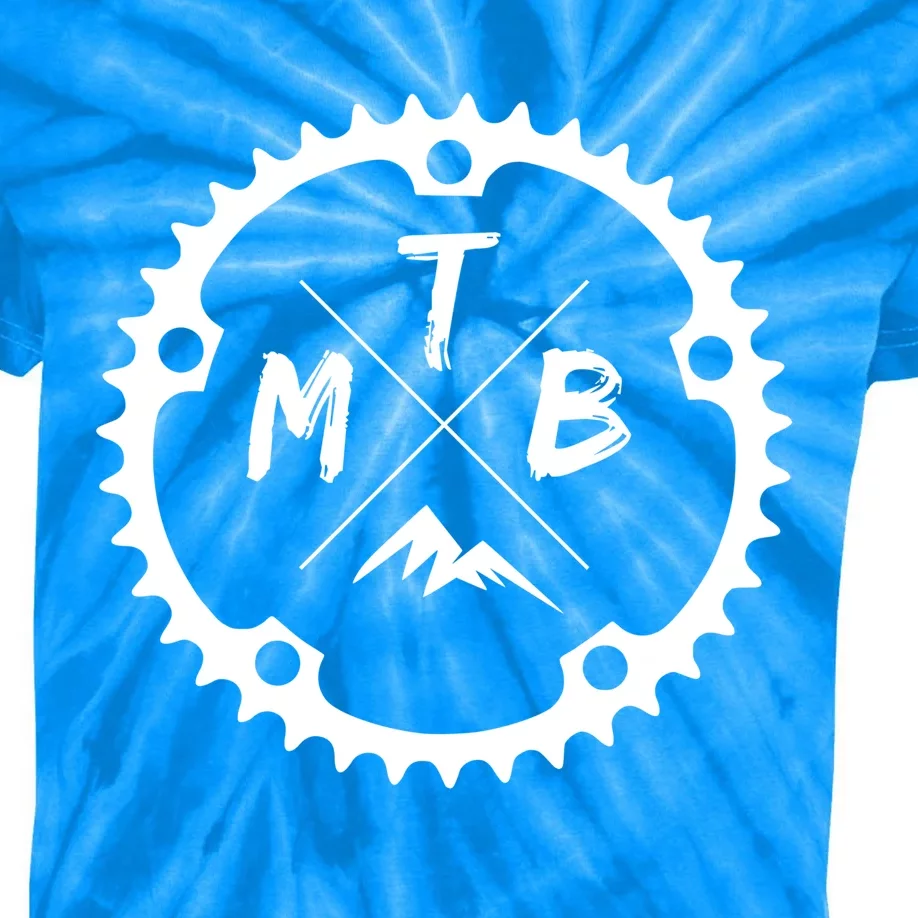 Mtb Mountain Biking And Cycling Gift Love Your Bike And Ride Kids Tie-Dye T-Shirt