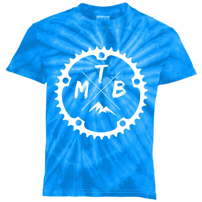 Mtb Mountain Biking And Cycling Gift Love Your Bike And Ride Kids Tie-Dye T-Shirt