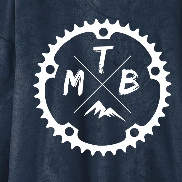 Mtb Mountain Biking And Cycling Gift Love Your Bike And Ride Hooded Wearable Blanket