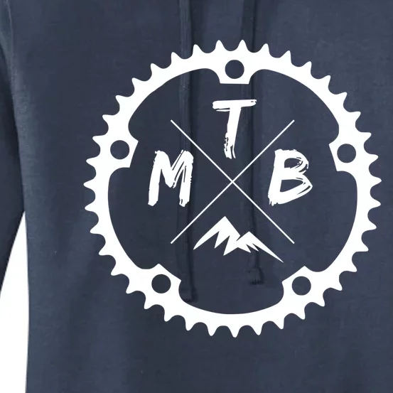 Mtb Mountain Biking And Cycling Gift Love Your Bike And Ride Women's Pullover Hoodie