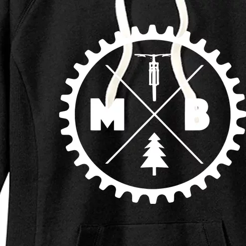 MTB Mountain Bike Women's Fleece Hoodie