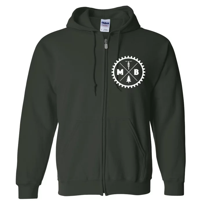 MTB Mountain Bike Full Zip Hoodie