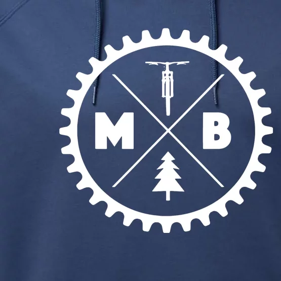 MTB Mountain Bike Performance Fleece Hoodie