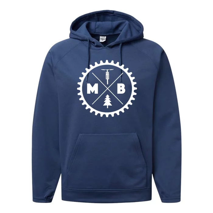 MTB Mountain Bike Performance Fleece Hoodie