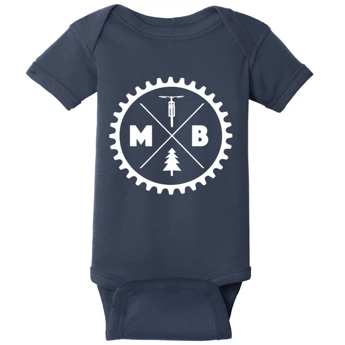 MTB Mountain Bike Baby Bodysuit