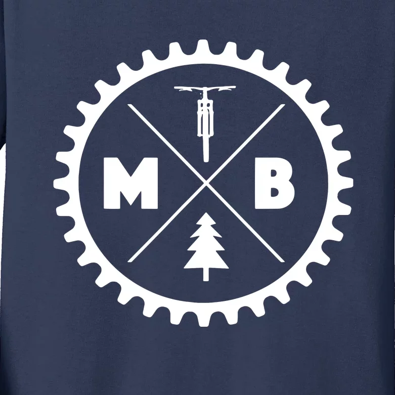 MTB Mountain Bike Kids Long Sleeve Shirt