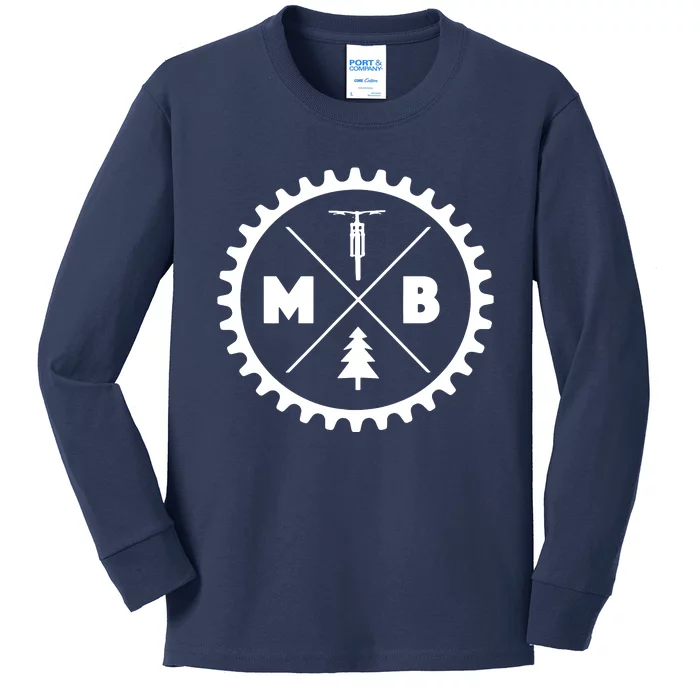 MTB Mountain Bike Kids Long Sleeve Shirt